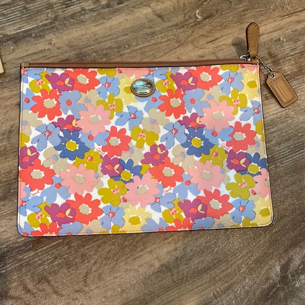 Coach cosmetic bag